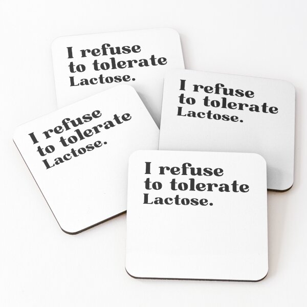 Item preview, I refuse to tolerate lactose - funny lactose intolerant designed and sold by AdelDa19.