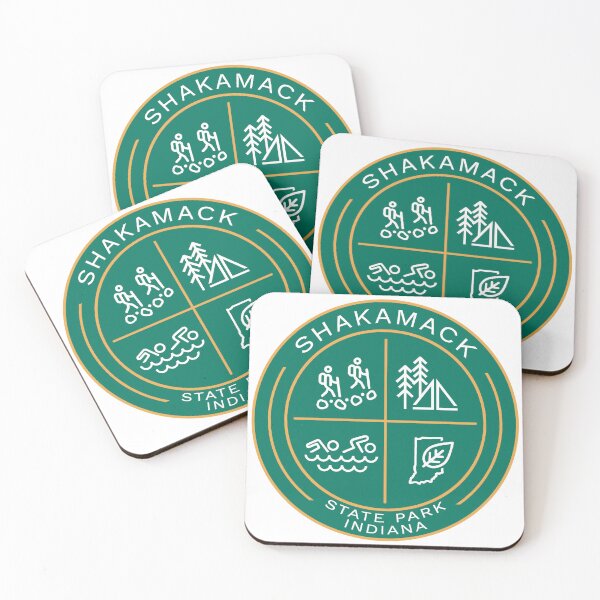 Item preview, Shakamack State Park Indiana Heraldic Logo designed and sold by VanyaKar.