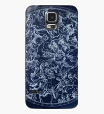 Vintage Sternbilder & Sternzeichen | Weiß Hülle & Klebefolie für Samsung Galaxy