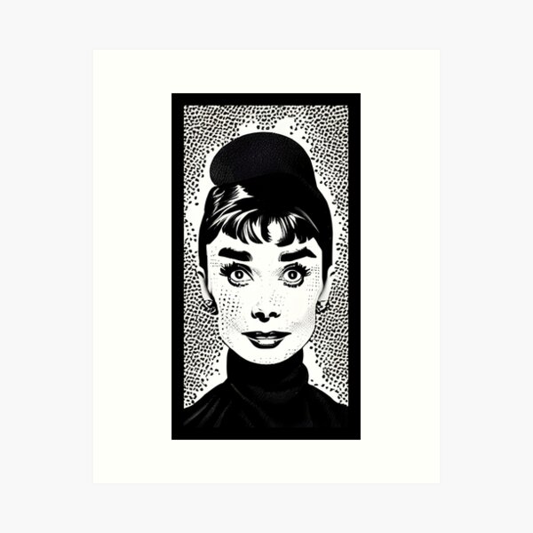 Audrey Hepburn hand drawn Tote Bag for Sale by Dee Collins