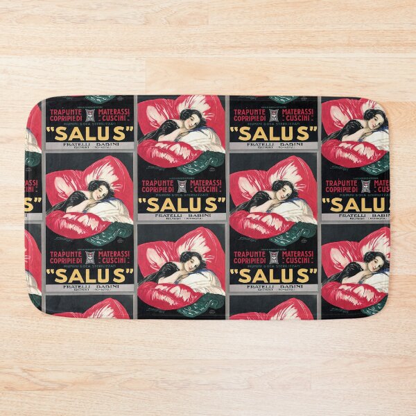 Item preview, Mattress Quilt Cushion Covers Italy Advertisement by Achille Lucien Mauzan - Vintage Advertising Poster by Leonetto Cappiello designed and sold by TeeARTHY.
