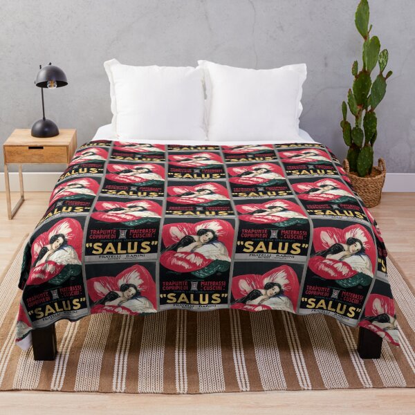 Item preview, Mattress Quilt Cushion Covers Italy Advertisement by Achille Lucien Mauzan - Vintage Advertising Poster by Leonetto Cappiello designed and sold by TeeARTHY.