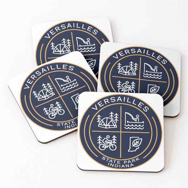 Item preview, Versailles State Park Indiana Heraldic Logo designed and sold by VanyaKar.
