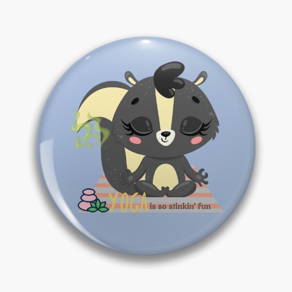 Item preview, Baby Skunk Easy Yoga Bliss Design for wild animal lovers and yoga lovers you know. designed and sold by tranquilbeach.