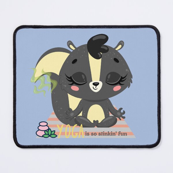 Item preview, Baby Skunk Easy Yoga Bliss Design for wild animal lovers and yoga lovers you know. designed and sold by tranquilbeach.