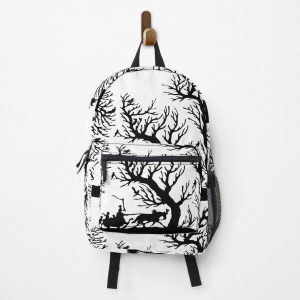 Artikelvorschau, Märchenhaftes Germany Schlittenfahrt Wald Vögel Raben Scherenschnitt Silhouette schwarz entworfen und verkauft von G-M-Designs.