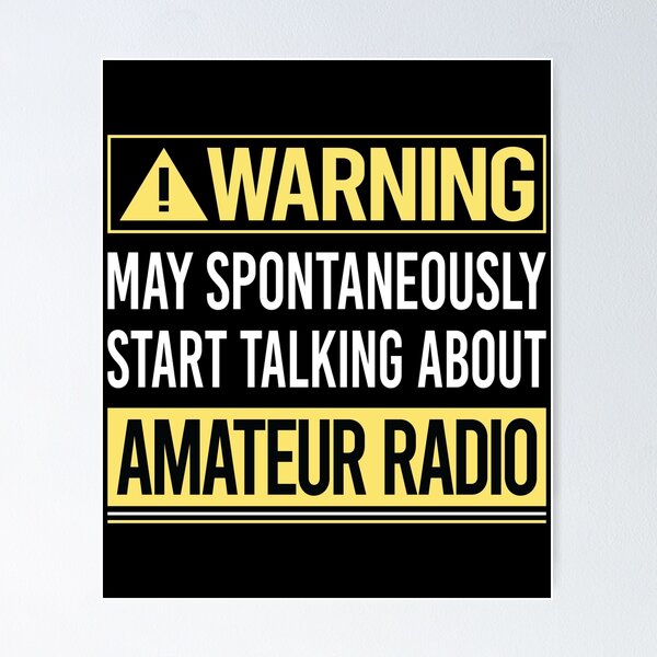 Item preview, Advertencia sobre radioaficionados Radioaficionados designed and sold by WrightTrouble.