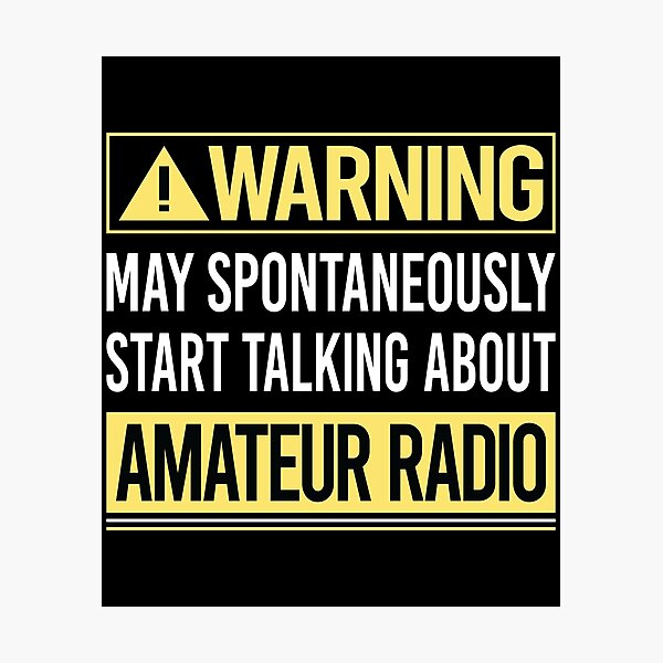 Item preview, Advertencia sobre radioaficionados Radioaficionados designed and sold by WrightTrouble.
