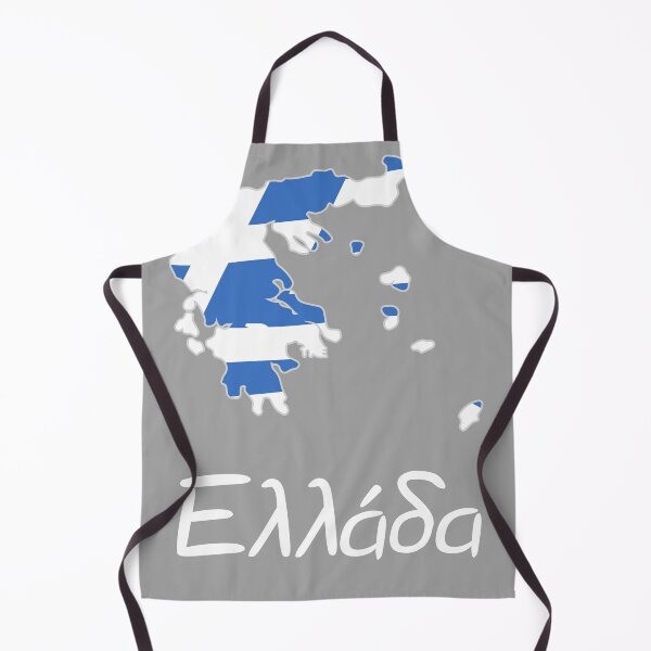 Item preview, Greece (Ελλάδα) Greek flag map designed and sold by Pommallina.