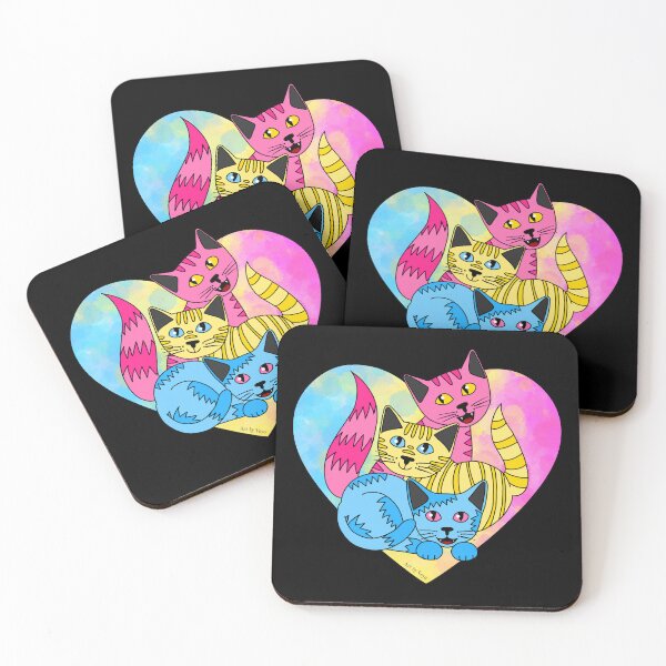 Item preview, Three Pan Kitties designed and sold by Art by Veya.