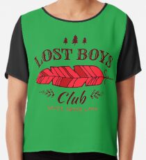 Lost Boys Club // Peter Pan Chiffon Top