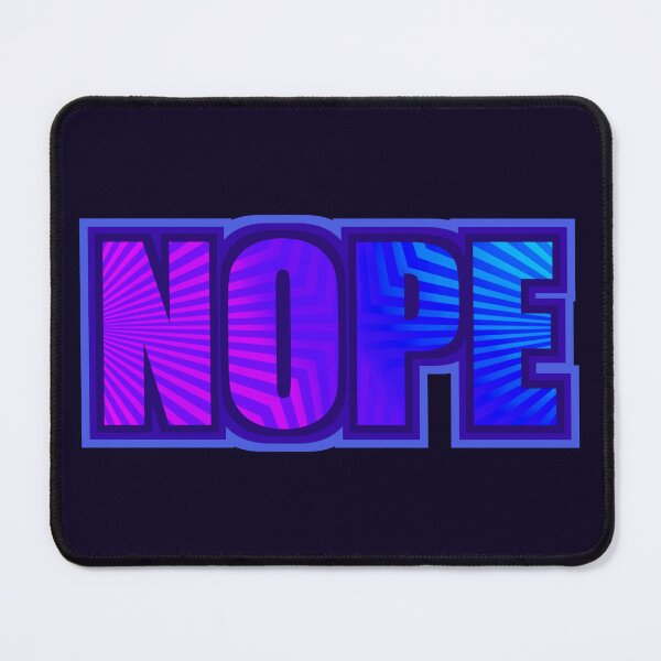 Item preview, NOPE that's it. nope but sarcastically chipper XD rainbow colorful designed and sold by IMNIUM.