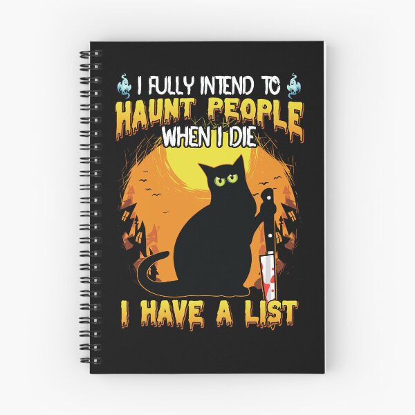 Item preview, I Fully Intend To Haunt People I Have A List Halloween designed and sold by guskyfreido.
