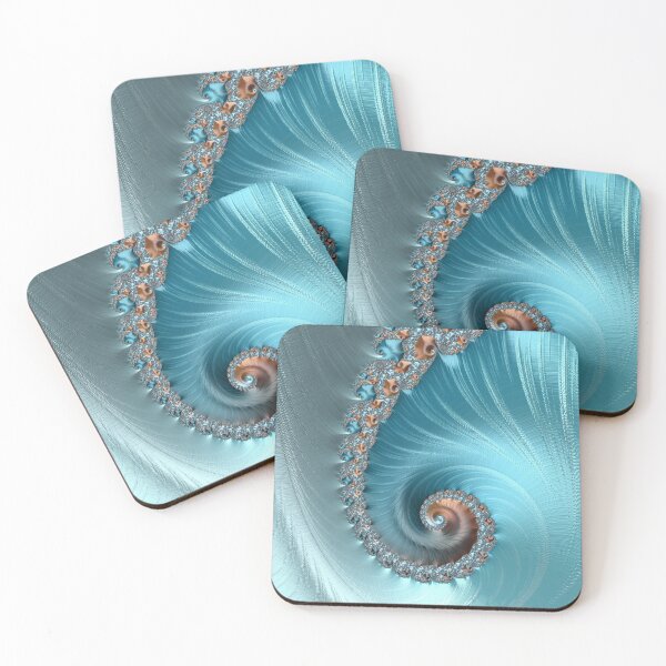 Item preview, Satin Loop Fractal Geometric Art  designed and sold by Jillianamatt.