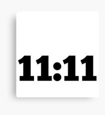 11:11 Canvas Print