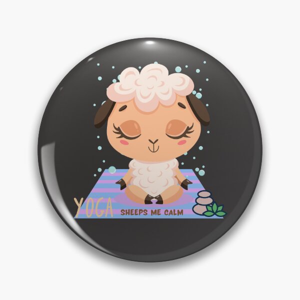 Item preview, Baby Sheep Easy Yoga Bliss Design for farm animal lovers and yoga lovers you know. designed and sold by tranquilbeach.