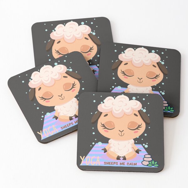 Item preview, Baby Sheep Easy Yoga Bliss Design for farm animal lovers and yoga lovers you know. designed and sold by tranquilbeach.