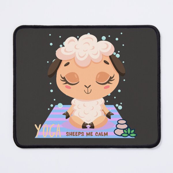 Item preview, Baby Sheep Easy Yoga Bliss Design for farm animal lovers and yoga lovers you know. designed and sold by tranquilbeach.