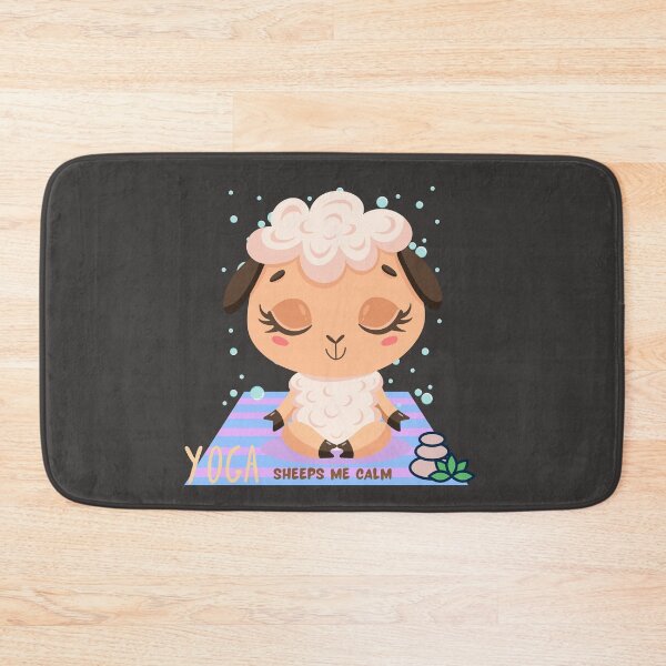 Item preview, Baby Sheep Easy Yoga Bliss Design for farm animal lovers and yoga lovers you know. designed and sold by tranquilbeach.