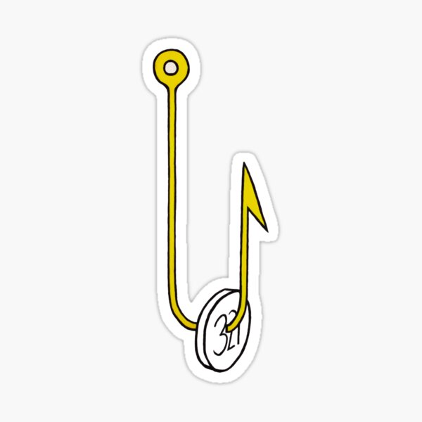 Hooked (2013). Sticker
