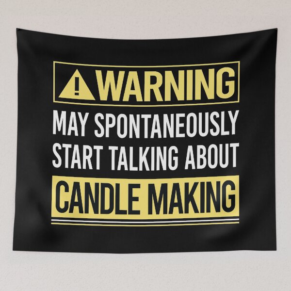 Item preview, Warning About Candle Making Candles designed and sold by WrightTrouble.