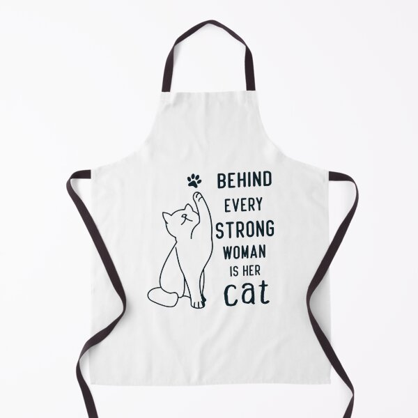 Item preview, Behind every strong woman is her cat designed and sold by saidox.