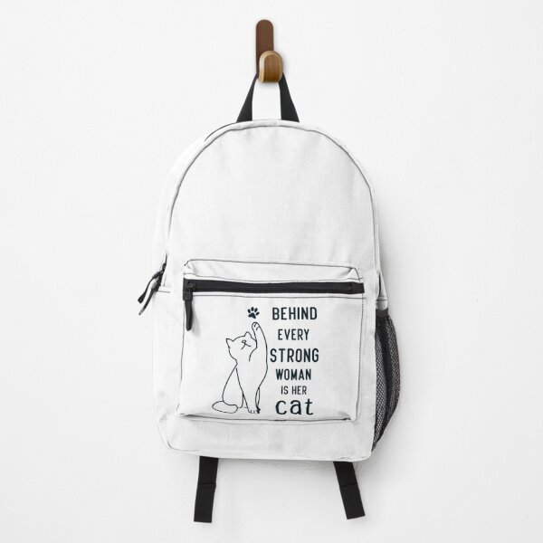 Item preview, Behind every strong woman is her cat designed and sold by saidox.