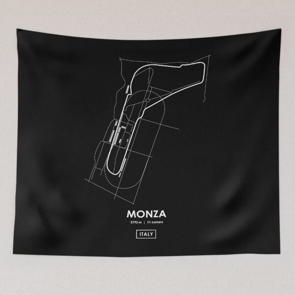 Item preview, Monza - Italy Track Map WHITE Essential  designed and sold by jessiacobakyr.