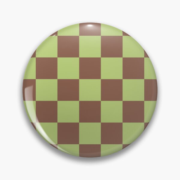 Item preview, Mint and Chocolate checkered pattern designed and sold by 247vibes.