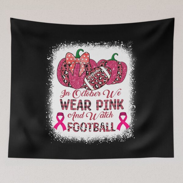 Item preview, Bleached In October We Wear Pink And Watch Football designed and sold by cheerymid-cours.