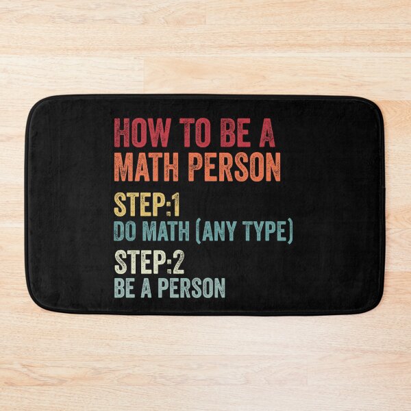 Item preview, How To Be A Math Person Math Teacher designed and sold by MagicBoutique.