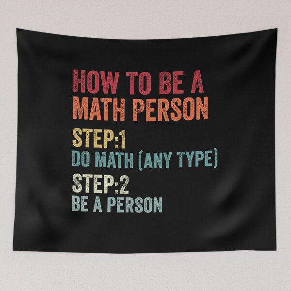 Item preview, How To Be A Math Person Math Teacher designed and sold by MagicBoutique.