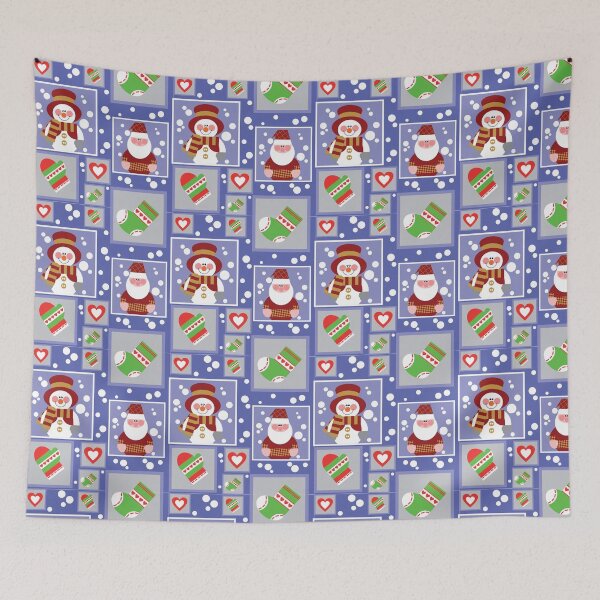 Item preview, Cute Christmas Santa and Snowman Design designed and sold by Jandsgraphics.