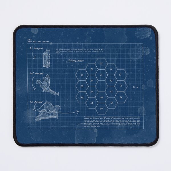 Item preview, James Webb Space Telescope (JWST) Blueprint designed and sold by MovieSetStories.