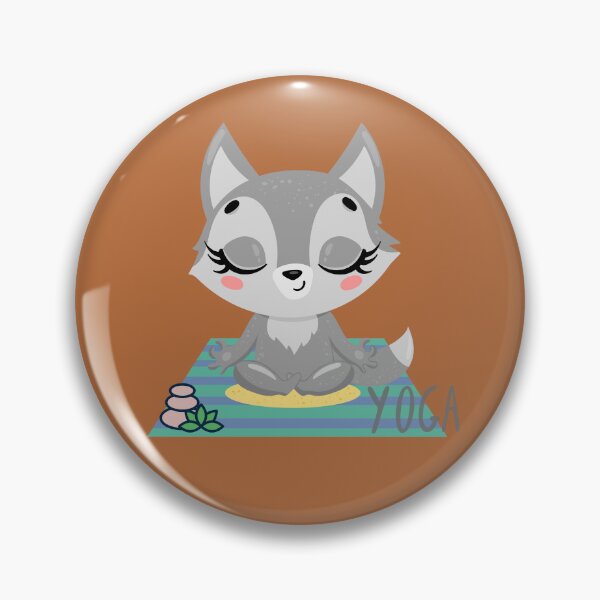 Item preview,  Baby Fox Easy Yoga Bliss Design for wild animal lovers and yoga lovers you know. designed and sold by tranquilbeach.