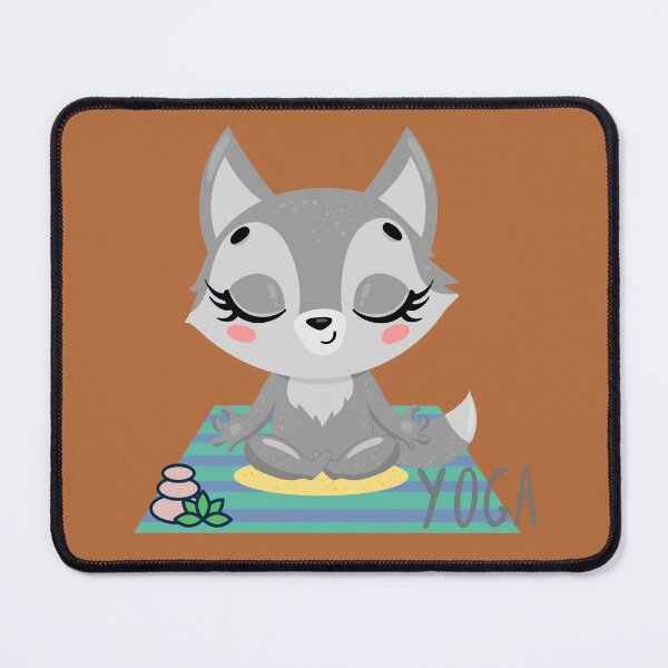 Item preview, Baby Fox Easy Yoga Bliss Design for wild animal lovers and yoga lovers you know. designed and sold by tranquilbeach.