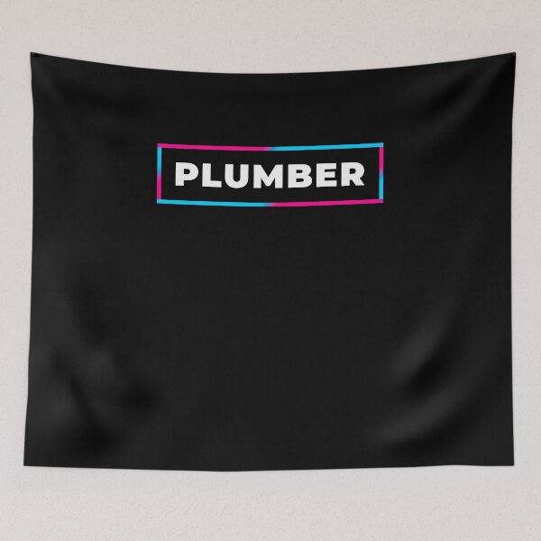 Item preview, Plumber retro gradient frame designed and sold by SVPOD.