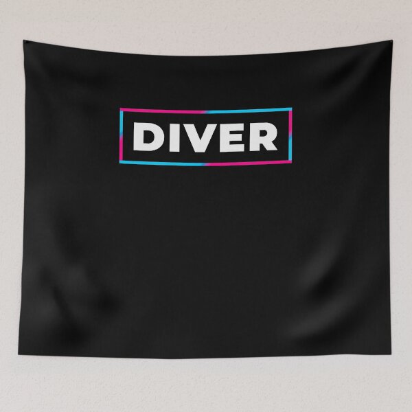 Item preview, Diver retro gradient frame designed and sold by SVPOD.