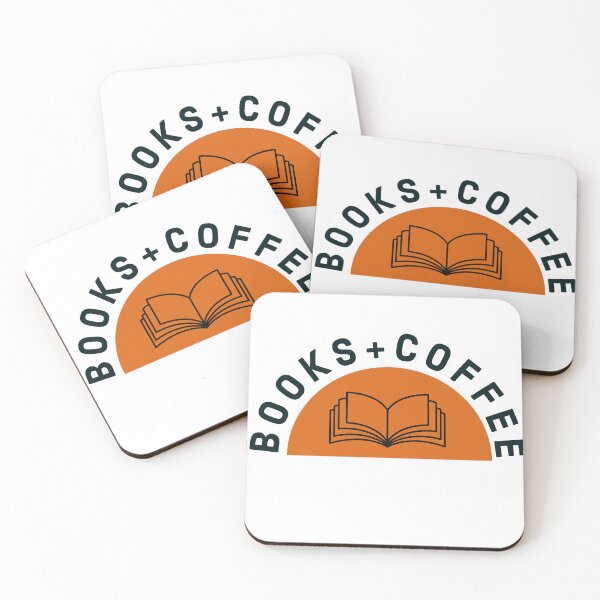 Item preview, BOOKS AND COFFFEE designed and sold by ArtBySymone.