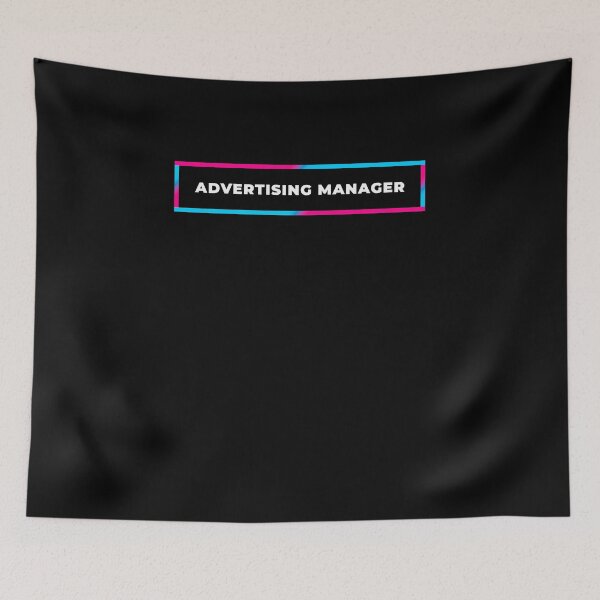 Item preview, Advertising Manager retro gradient frame designed and sold by SVPOD.