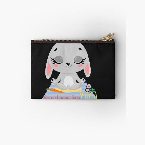 Item preview, Baby Bunny Yoga design for bunny, rabbit or animal lovers and yoga lovers in your life.  designed and sold by tranquilbeach.