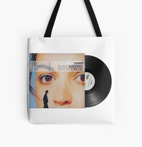 lomepal mauvais ordre vinyle Tote bag doublé