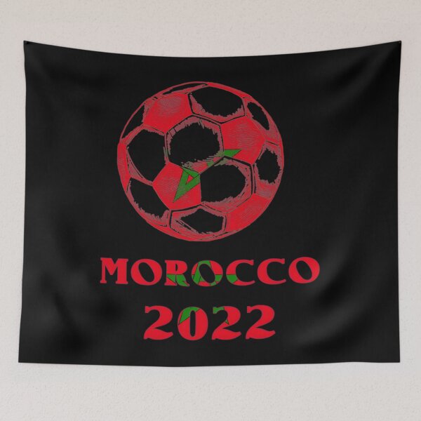 Item preview, Morocco 2022 support your team in world cup Fitted  designed and sold by jessiacobakyr.