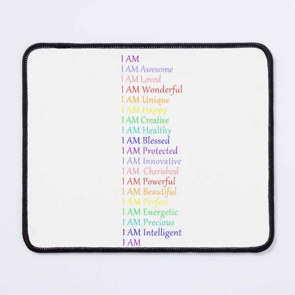 Item preview, I AM Affirmations Inspirational Power Of The Great I AM Motivational Sayings designed and sold by Siela.