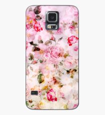 Funda/vinilo para Samsung Galaxy Patrón de acuarela en colores pastel rosa vintage