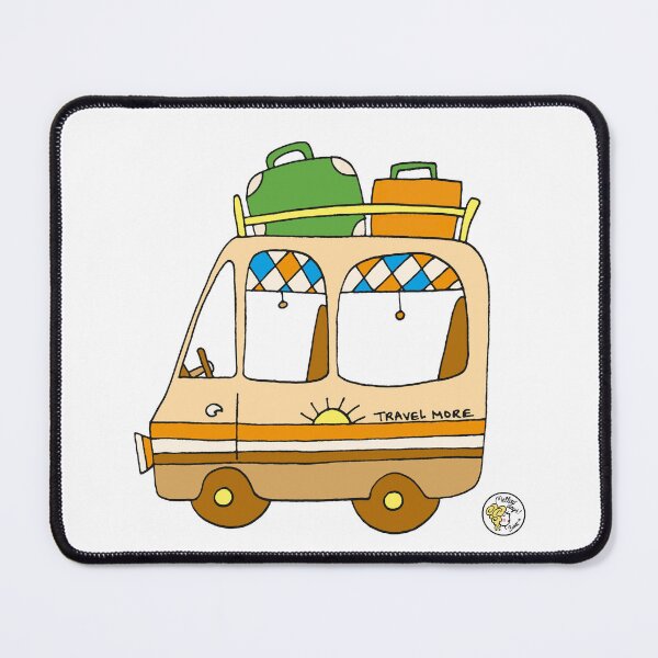 Item preview, vintage travel van camper van  designed and sold by mellowdays.