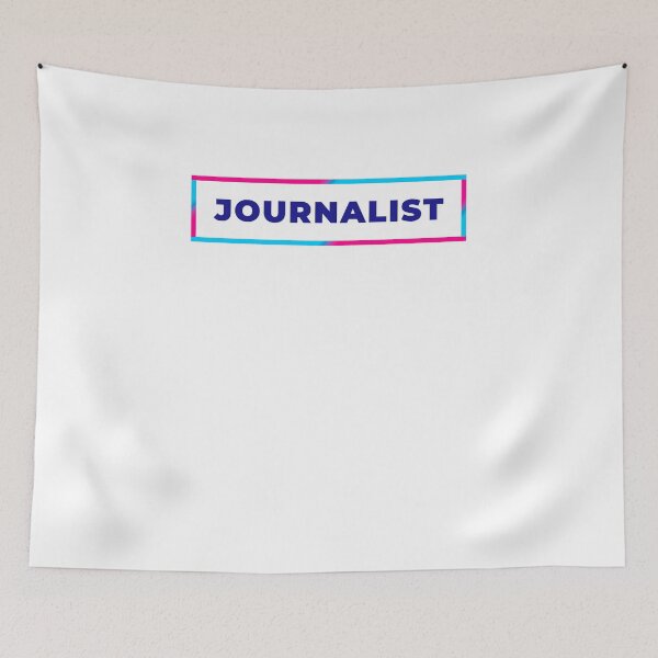 Item preview, Journalist retro colorful frame designed and sold by SVPOD.