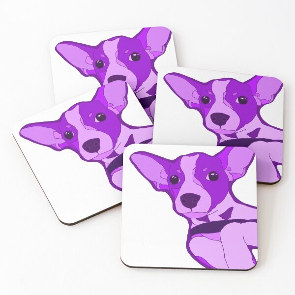 Item preview, Purple cute dog designed and sold by corvideity.