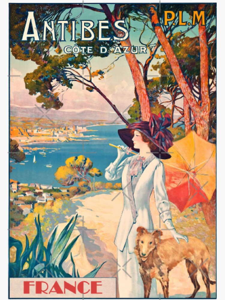 Affiche Vintage Côte d'azur - Louise Vintage