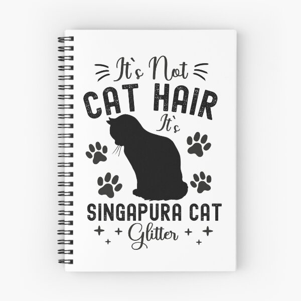 Item preview, It's Not Cat Hair It's Singapura Cat Glitter, Funny Singapura Cat Owner Quotes, Drain Cat, Kucinta, Kopitiam Cat, Owner Gifts designed and sold by PRINTED ..